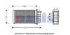 ITAL1 46722359 Heat Exchanger, interior heating